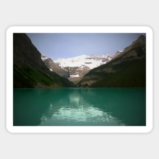 Lake Louise in the Summer, Banff, Alberta, Canada Sticker